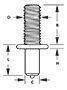 Drawn Arc Collor Stud Diagram